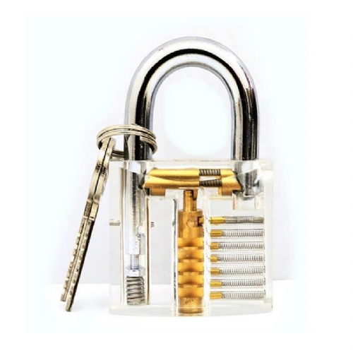 Transparent padlock